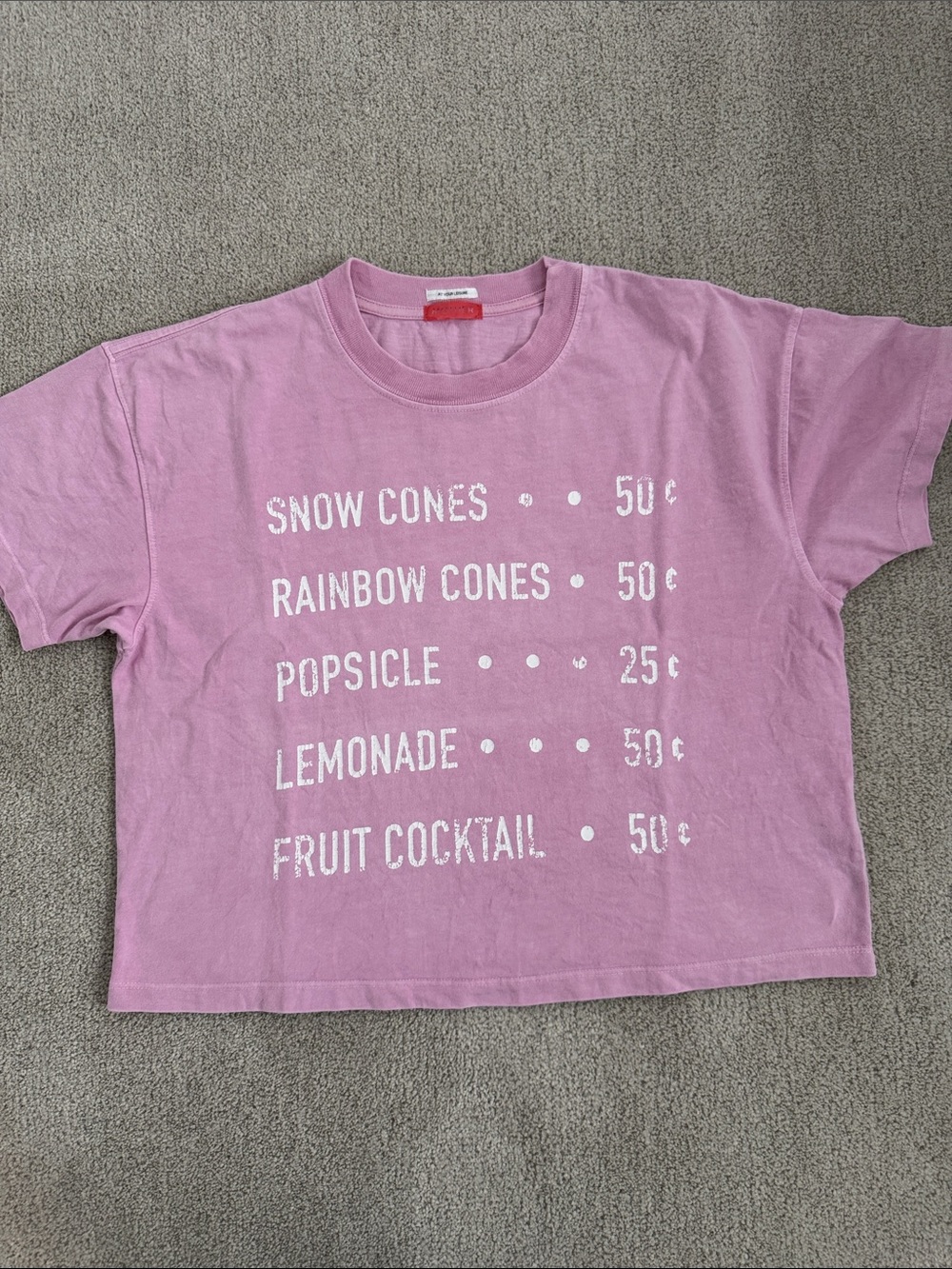 MOTHER The Grab Bag Crop Tee - Picture 2 of 3